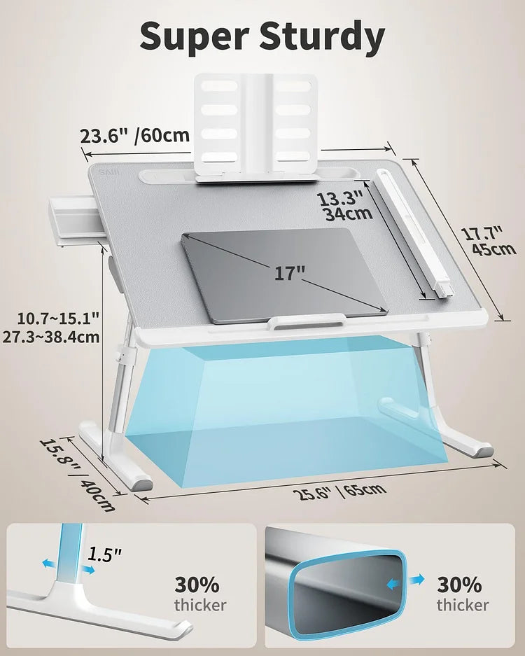 🌷Laptop Bed Tray Desk with LED Desk Light 🔥Last day promotion 🔥