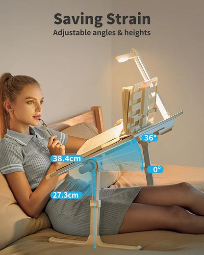🌷Laptop Bed Tray Desk with LED Desk Light 🔥Last day promotion 🔥