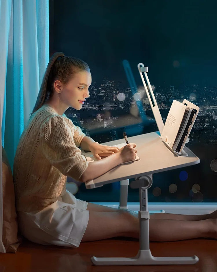 🌷Laptop Bed Tray Desk with LED Desk Light 🔥Last day promotion 🔥