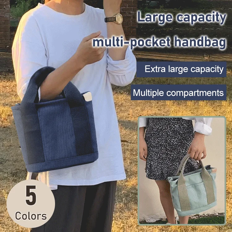 🔥🔥LAST DAY PROMOTION SALE 50% OFF🔥🔥Large capacity multi-pocket handbag HANDMADE