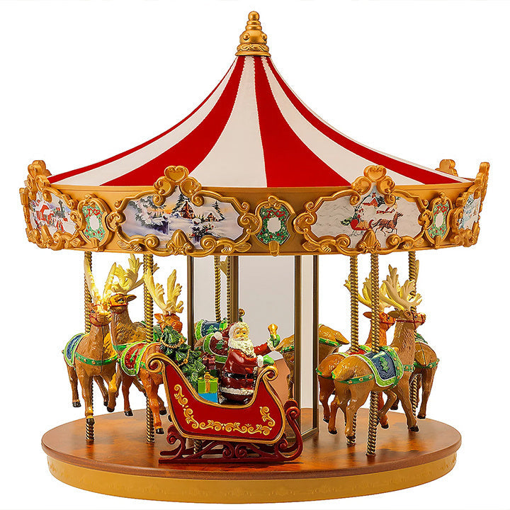 Last Day For Clearance-Buy 1 Get 1 Free-Mr. Christmas Very Merry Carousel