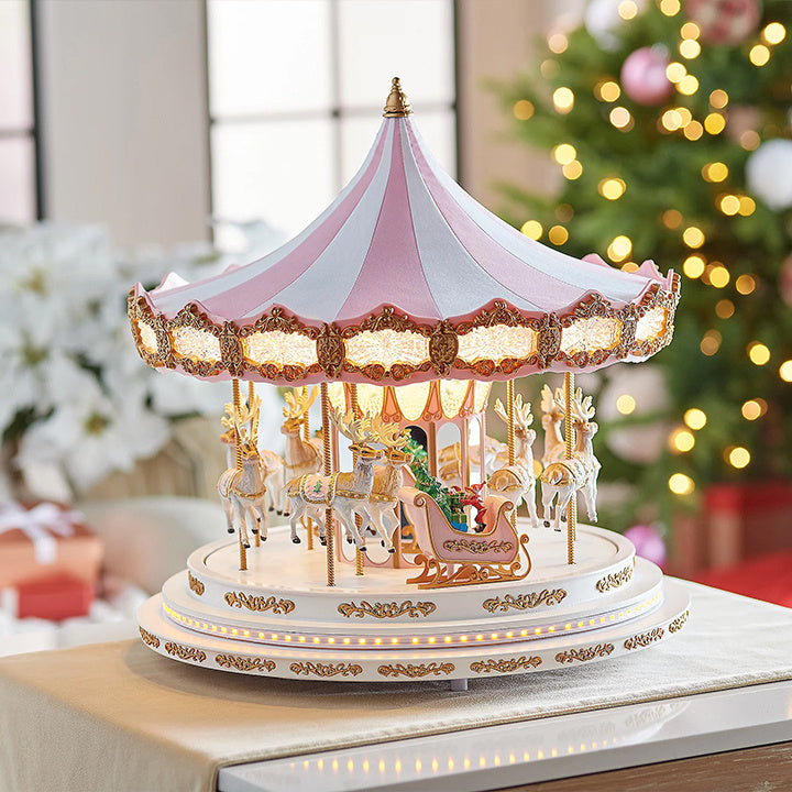 Last Day For Clearance-Buy 1 Get 1 Free-Mr. Christmas Very Merry Carousel