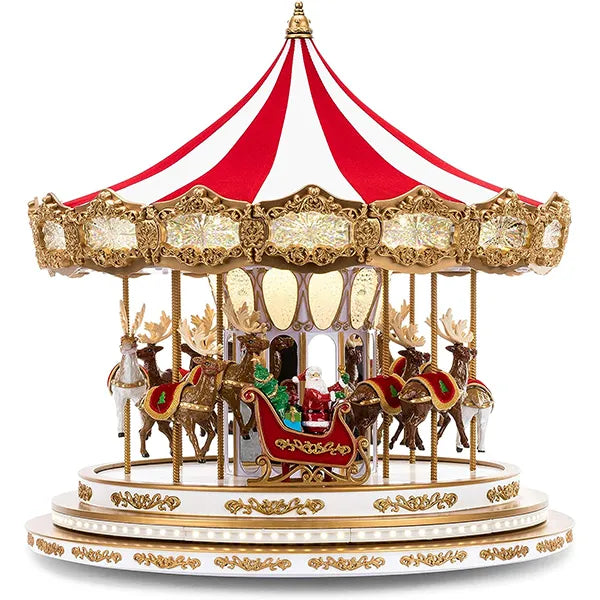 Last Day For Clearance-Buy 1 Get 1 Free-Mr. Christmas Very Merry Carousel