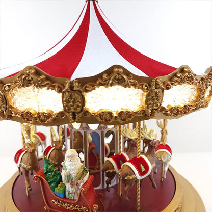 Last Day For Clearance-Buy 1 Get 1 Free-Mr. Christmas Very Merry Carousel