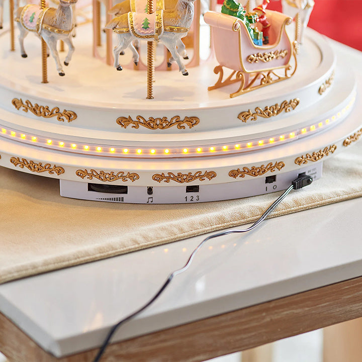 Last Day For Clearance-Buy 1 Get 1 Free-Mr. Christmas Very Merry Carousel