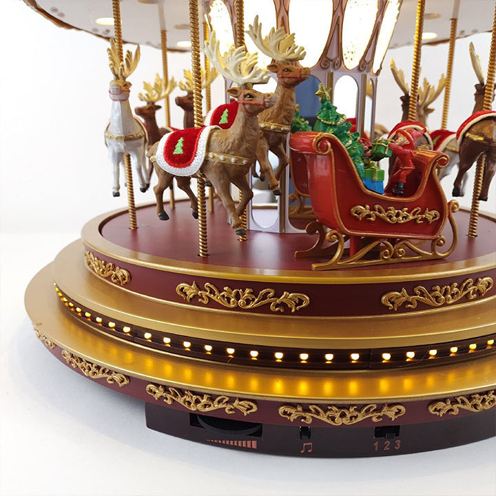 Last Day For Clearance-Buy 1 Get 1 Free-Mr. Christmas Very Merry Carousel