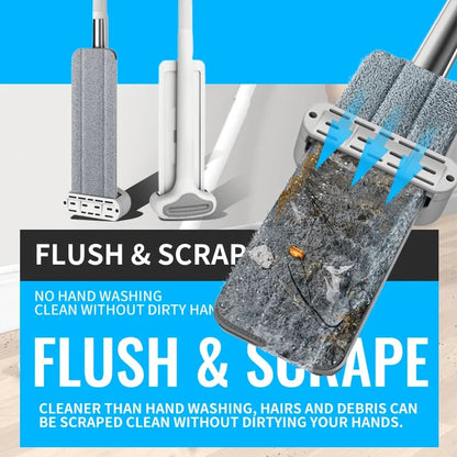 Lazy Person's Self-Washing Flat Mop