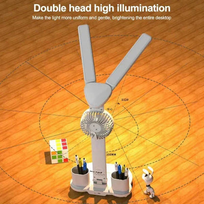 Led Multifunction Table Lamp With Folding Fan