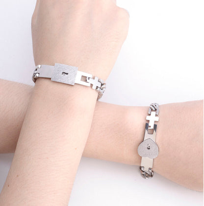 Lock & Key Bracelet for BFF & Couple