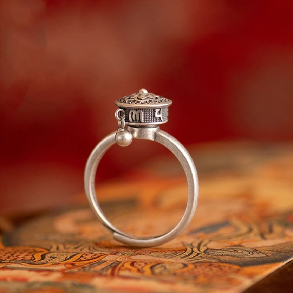 Lotus Anxiety Ring | Handcrafted Healing Ring