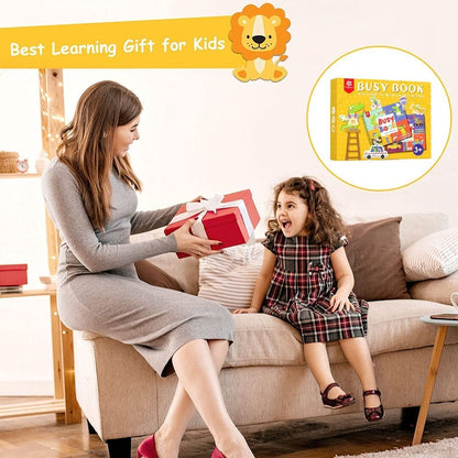 MONTESSORI BUSY BOOK FOR CHILDREN TO DEVELOP LEARNING SKILLS