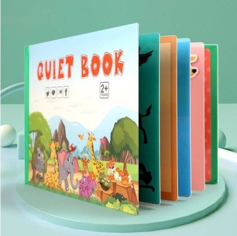 MONTESSORI BUSY BOOK FOR CHILDREN TO DEVELOP LEARNING SKILLS