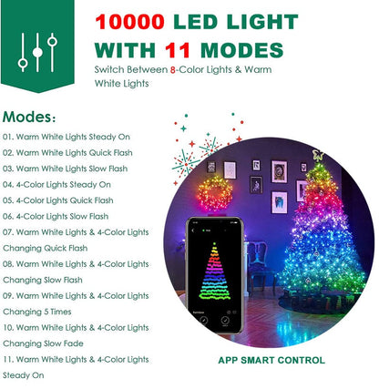 Magical Remote Control Retractable Christmas Tree