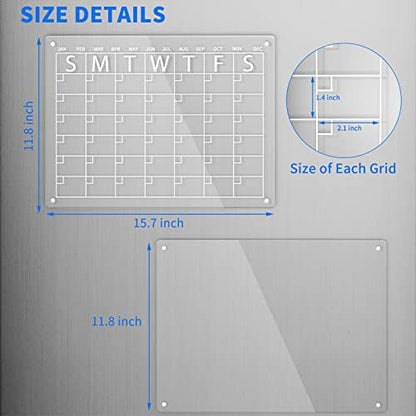 Magnetic Fridge Calendar