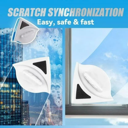 Magnetic Window Cleaner | WINDOWSWIPE | 3+3 FREE Extra Towels