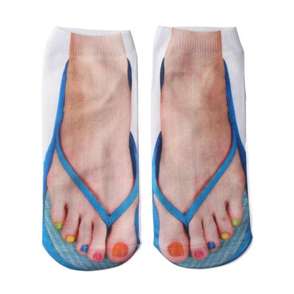 Manicure Print Socks