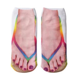 Manicure Print Socks