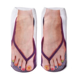 Manicure Print Socks