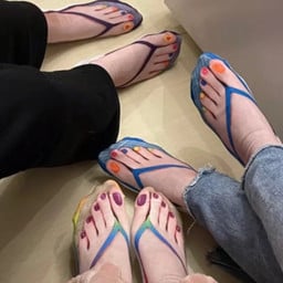 Manicure Print Socks