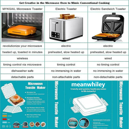 🔥HOT SALE🔥Microwave Toastie Sandwich Make