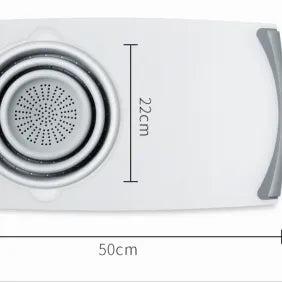 Multi-Functional 3 in 1 Chopping Board Detachable Folding Drain Basket