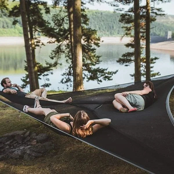 MULTI-PERSON HAMMOCK- PATENTED 3 POINT DESIGN