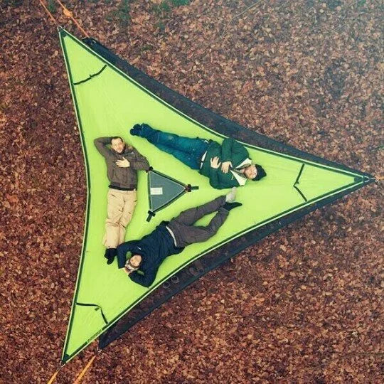 MULTI-PERSON HAMMOCK- PATENTED 3 POINT DESIGN