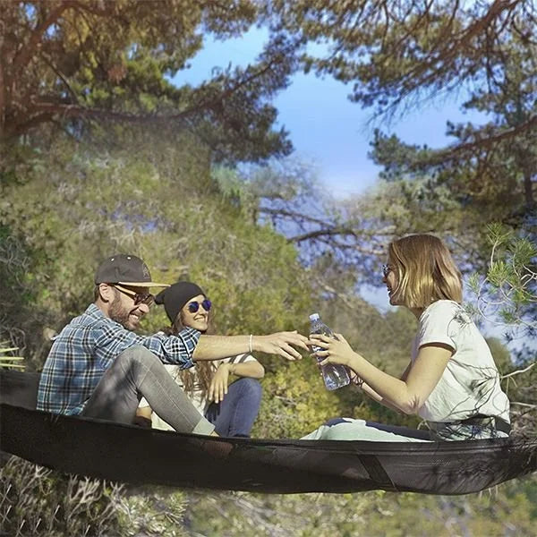 MULTI-PERSON HAMMOCK- PATENTED 3 POINT DESIGN