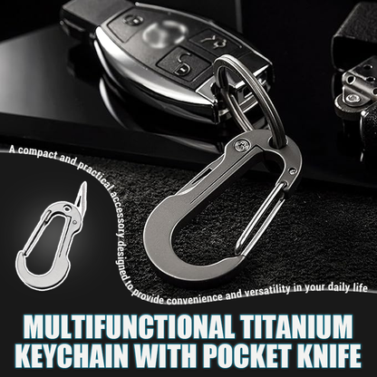 (🔥Early Christmas Sale - 50% OFF) Multifunctional Titanium Alloy Keychain