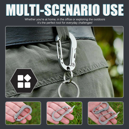 (🔥Early Christmas Sale - 50% OFF) Multifunctional Titanium Alloy Keychain
