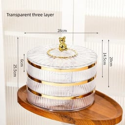 Multi layer Transparent Snacks Box