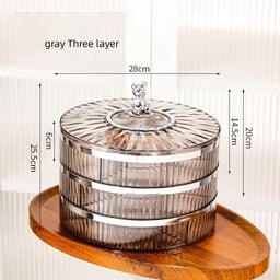 Multi layer Transparent Snacks Box