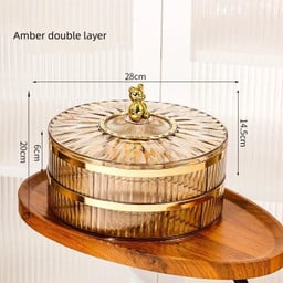 Multi layer Transparent Snacks Box