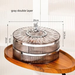 Multi layer Transparent Snacks Box