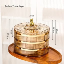 Multi layer Transparent Snacks Box