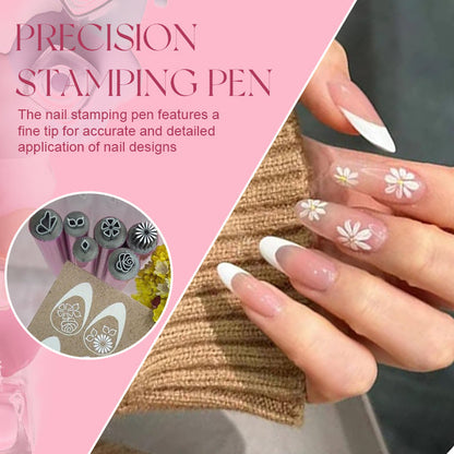 💥Last 3 days special offer!💥Nail Art Stamp Pen