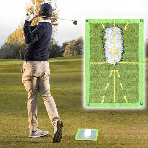 ⛳2024 New Golf Training Mat for Swing Detection Batting