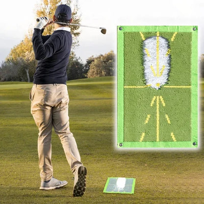 ⛳2024 New Golf Training Mat for Swing Detection Batting