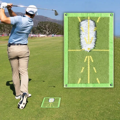 ⛳2024 New Golf Training Mat for Swing Detection Batting