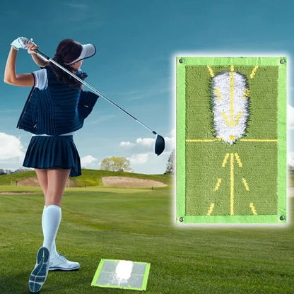 ⛳2024 New Golf Training Mat for Swing Detection Batting