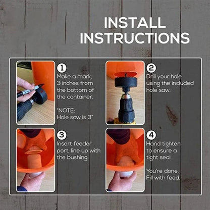 (🔥2024 New Year Hot Sale 30% OFF) DIY Chicken Feeder