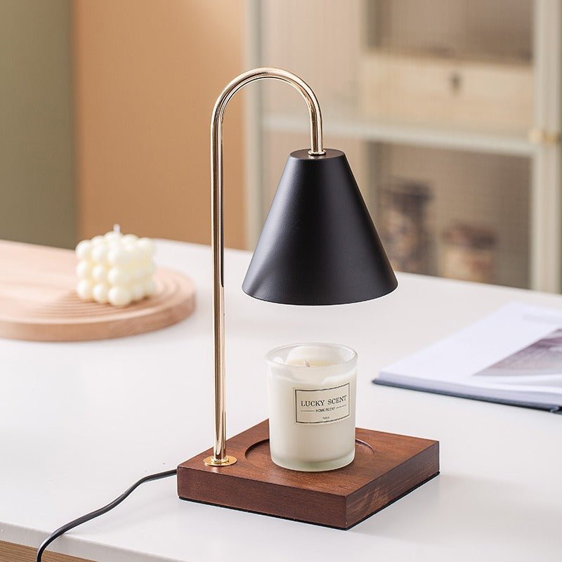 Oak & Iron Flameless Candle Warmer
