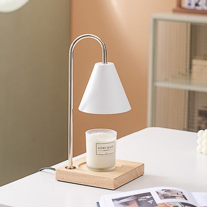 Oak & Iron Flameless Candle Warmer