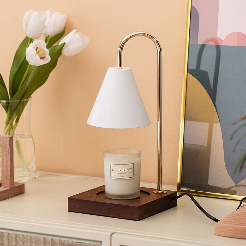 Oak & Iron Flameless Candle Warmer