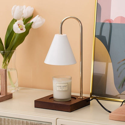 Oak & Iron Flameless Candle Warmer