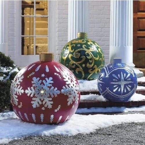 🎄Early Christmas Sale 50%OFF-Outdoor Christmas PVC inflatable Decorated Ball