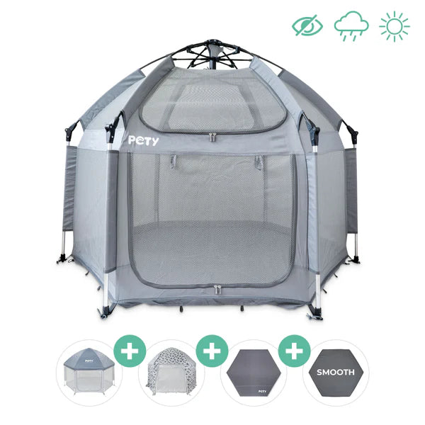 CozyPaws Portable Pet Playpen Set