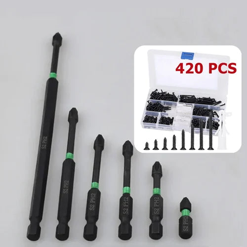 PH2 MAGNETIC SCREWDRIVER BIT SET -💪DRILLING WORK NO LONGER BE COMPLICATED!