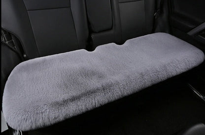 Plush Car Seat Cushions Grey