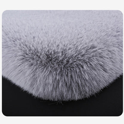 Plush Car Seat Cushions Grey